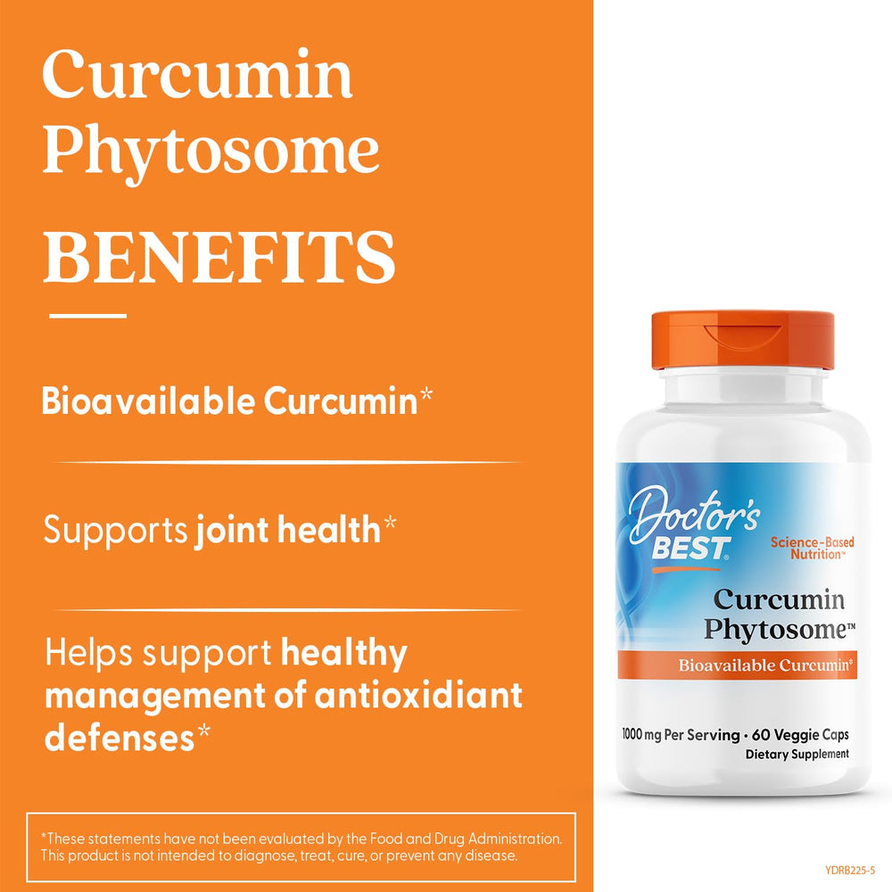 Product packaging for Doctor's Best Curcumin Phytosome Meriva