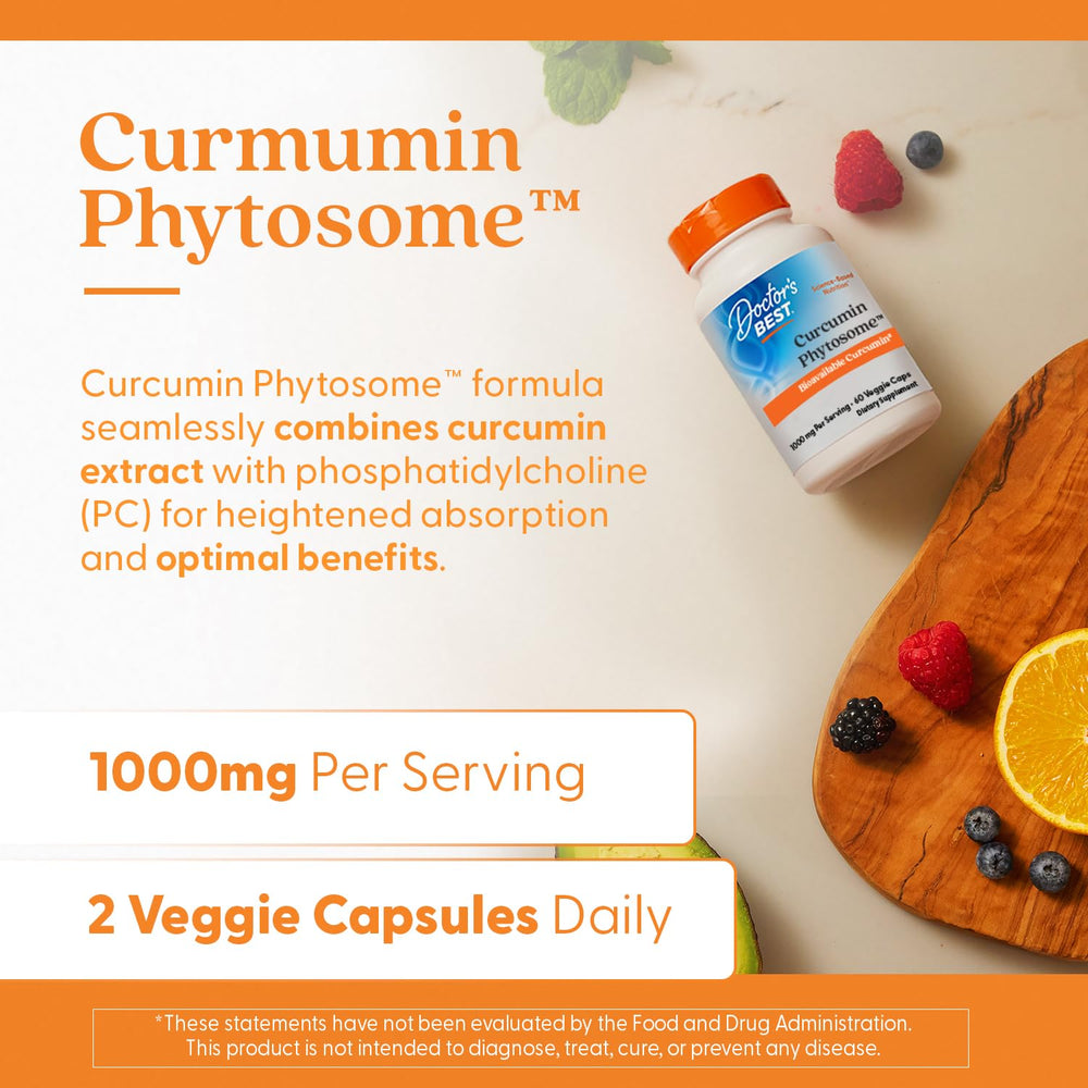 Nutritional label and ingredients for Curcumin Phytosome Meriva
