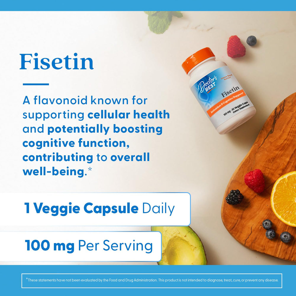 Ingredient panel featuring fisetin with Novusetin
