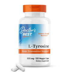 Doctors Best L-Tyrosine 500 mg bottle label
