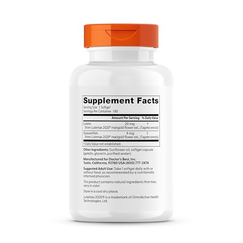 Lutemax 2020 branding on supplement bottle