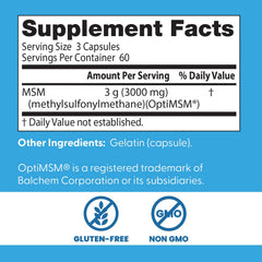 Serving size illustration showing 3000 mg per serving