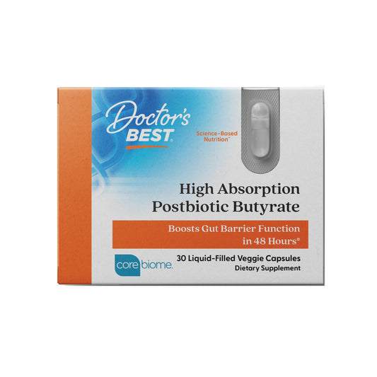 Hero image for Doctor's Best High Absorption Postbiotic Butyrate with Corebiome