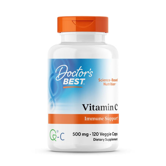 Bottle of Doctor's Best Vitamin C 500 mg - 120 count