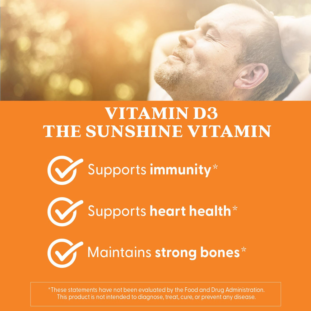Softgels and bottle arrangement for Vitamin D3 product