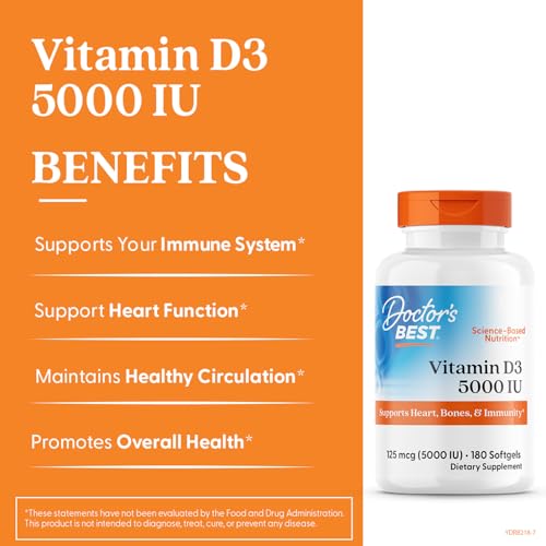 Close-up of the packaging label with Vitamin D3 details