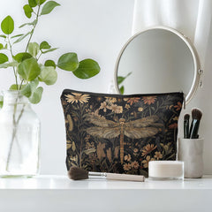 DOFQZ Moody Floral Dragonfly interior keeps essentials neatly stored during travel
