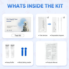 Test kit suitable for both dogs and cats