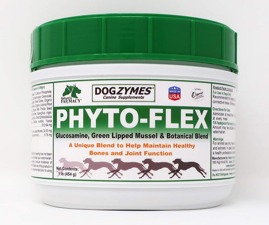 Dogzymes Phyto Flex 1lb bottle front view