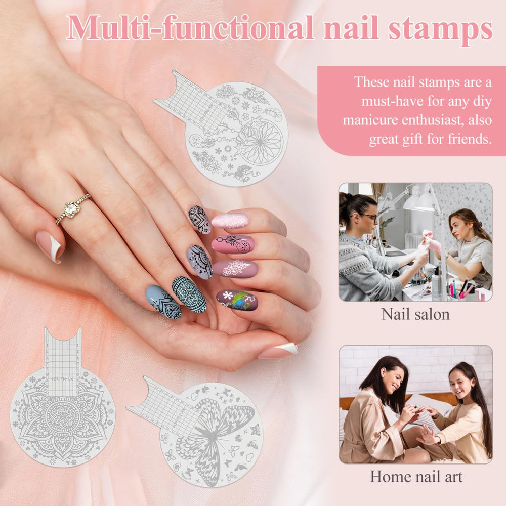 DOITOOL plate compatible with many polishes for versatile stamping