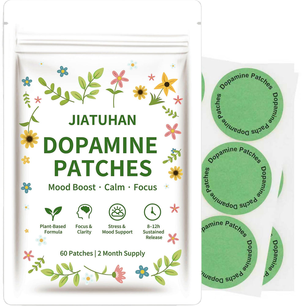 Hero image of Dopamine Patches with packaging