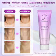 Doracome cream texture swirl highlights lightweight, non-greasy feel.