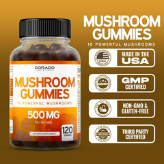 Dorado Nutrition mushroom gummies product image pack 2