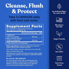 Usage instructions for two capsules daily with meals