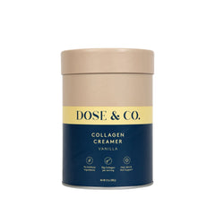 DOSE & CO Collagen Creamer Vanilla 12oz (340g) container
