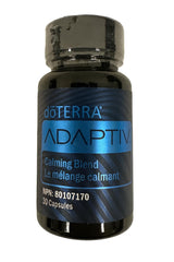 Close-up of doTERRA Adaptiv calming capsules