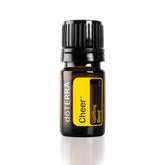 Front view of doTERRA Cheer Uplifting Blend 5 mL bottle