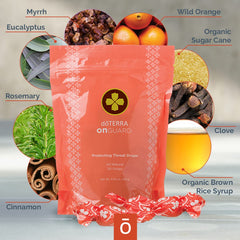 DoTERRA On Guard Protecting Throat Drops packaging and label