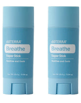 Front view of doTERRA Breathe Vapor Stick 2-pack