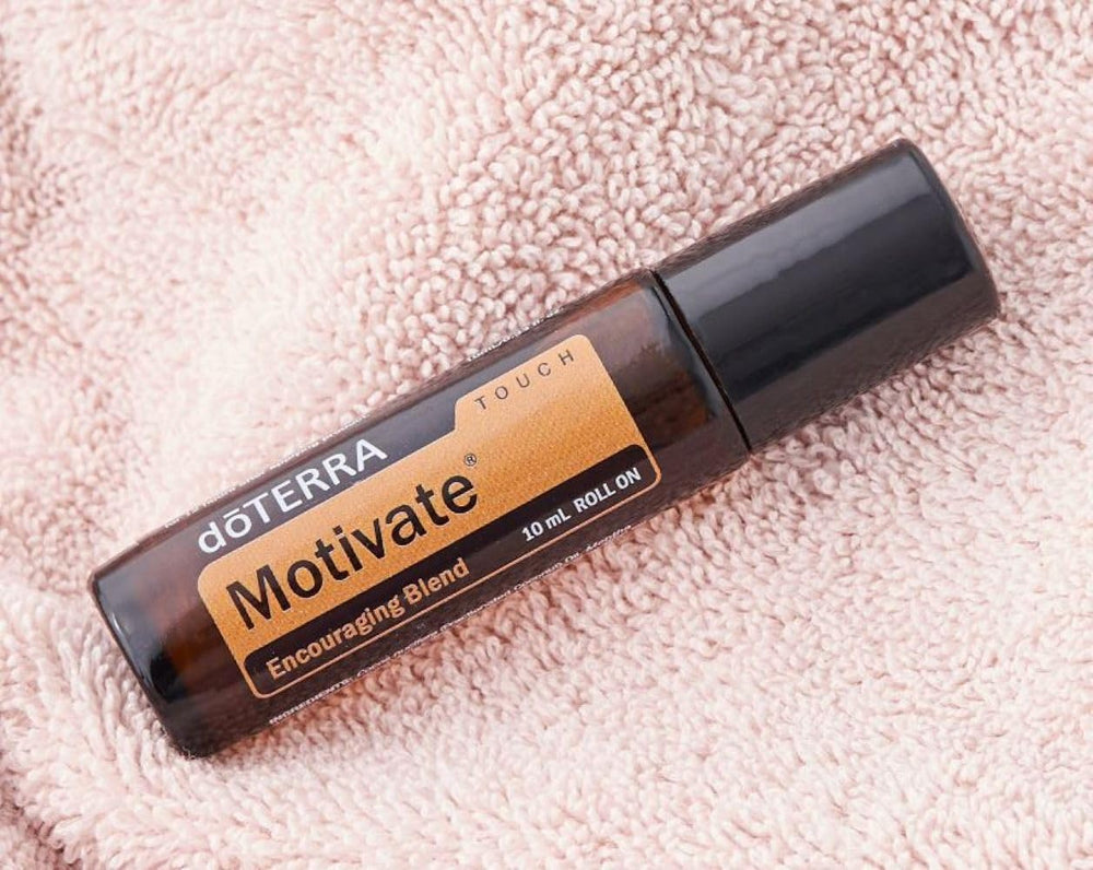Motivate Touch ingredients: peppermint, clementine, coriander