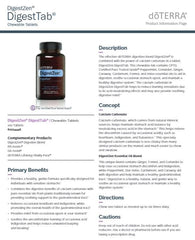 Close-up of DigestZen DigestTab chewable tablets with evenly distributed essential oil blend