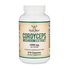 Double Wood Cordyceps packaging and branding