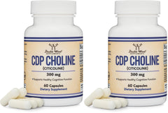 Double Wood CDP Choline bottle showing premium packaging and quality focus