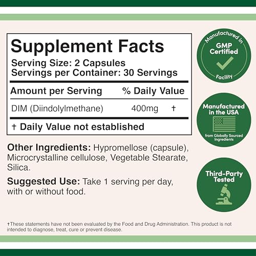 Double Wood packaging for their DIM supplement