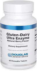 Berry-flavored Gluten-Dairy Ultra Enzyme chewable tablet