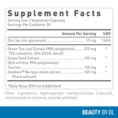 Close-up of Hair Growth+ capsules