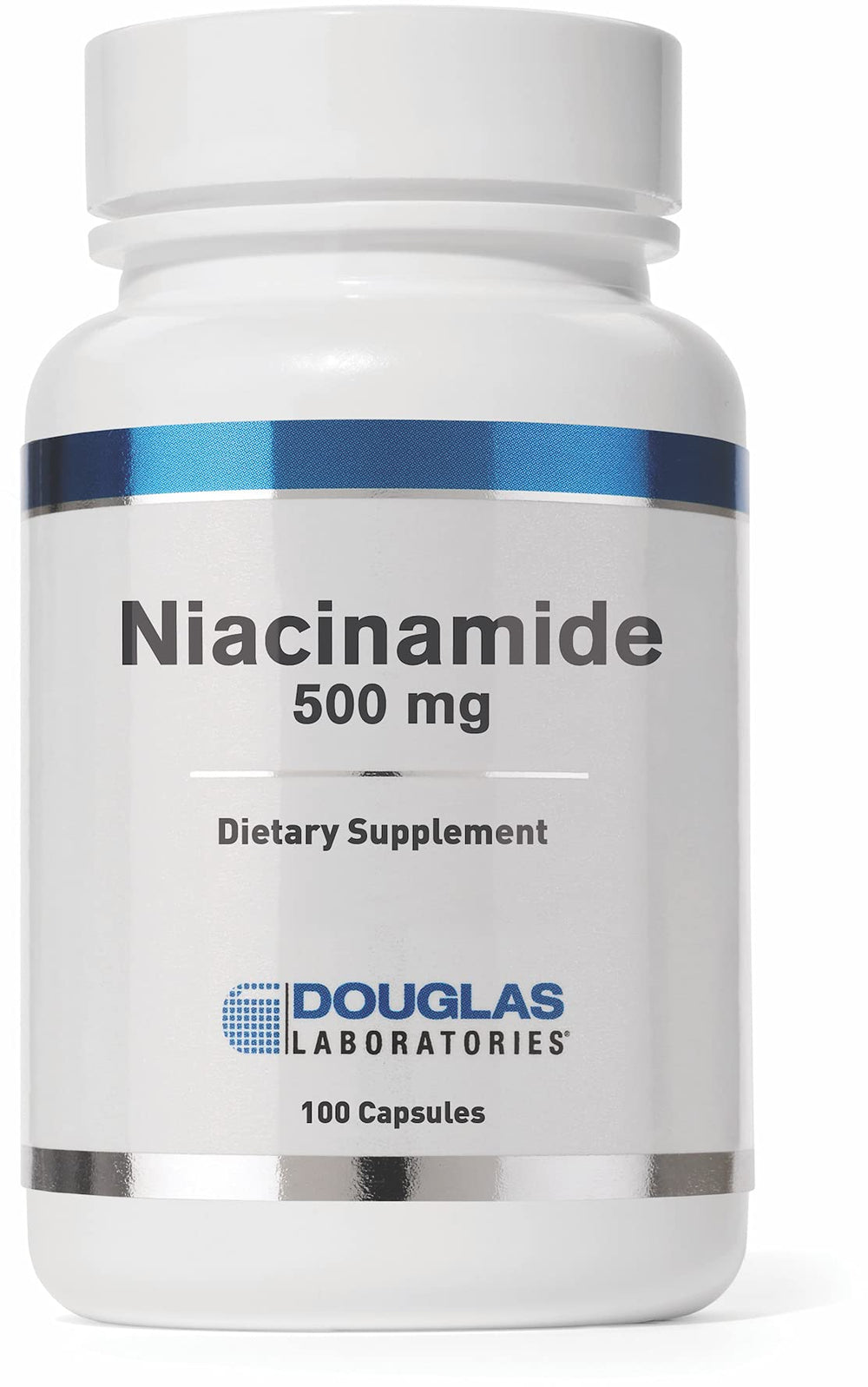 Douglas Laboratories Niacinamide bottle with label