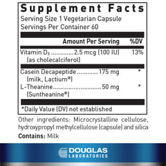 Sereniten Plus bottle label detail