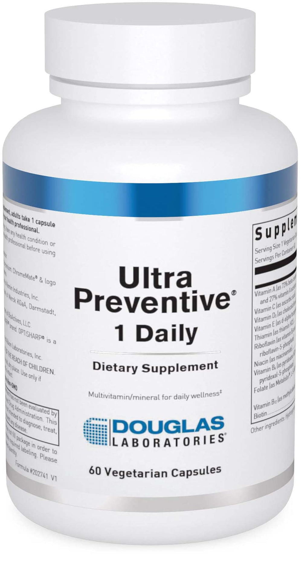 Douglas Laboratories Ultra Preventive 1 Daily bottle – comprehensive nutrition for daily energy and immune support.