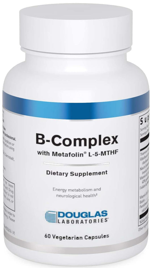 Douglas Laboratories B-Complex with Metafolin bottle front view