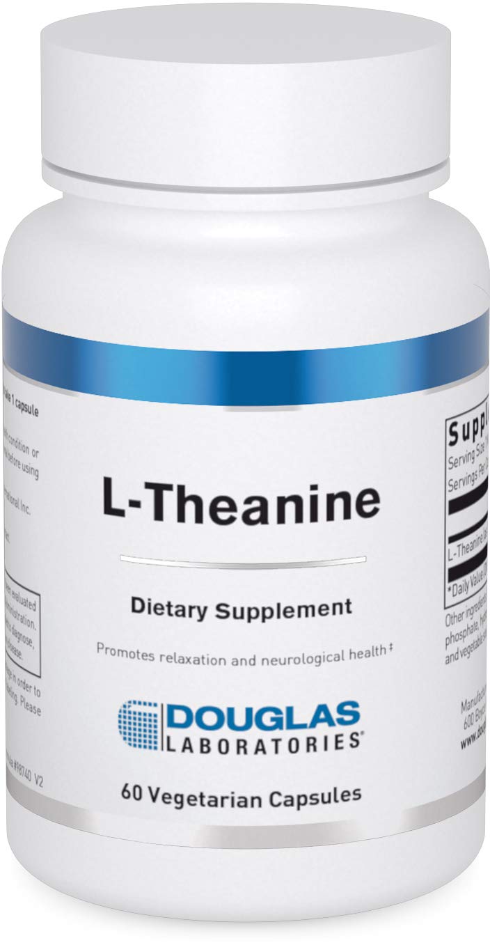 Douglas Laboratories L-Theanine 100 mg bottle – 60 vegetarian capsules