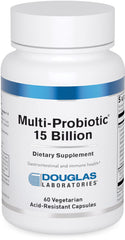 Front view of Douglas Laboratories Multi-Probiotic 15 Billion bottle