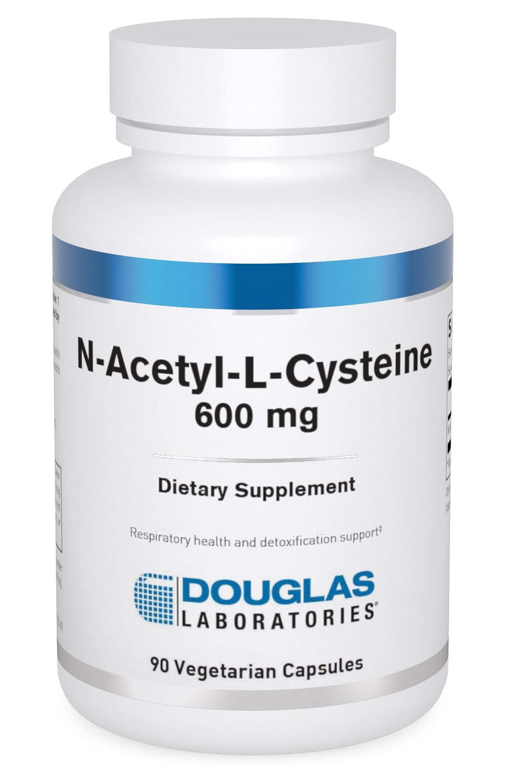 Bottle of Douglas Laboratories N-Acetyl-L-Cysteine 600 mg with 90 vegetarian capsules