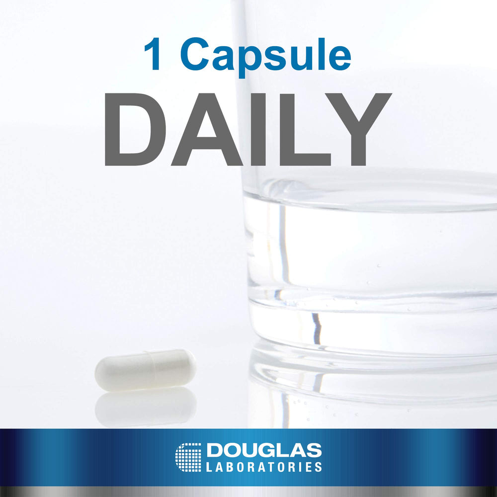 Douglas Laboratories NAC 600 mg bottle showing capsule and label