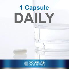 Douglas Laboratories NAC 600 mg bottle showing capsule and label