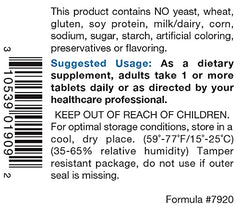 Label detail of Douglas Laboratories Natural C 1000 mg
