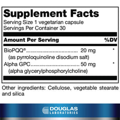 PQQ Plus product label close-up