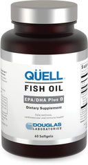 Douglas Laboratories QUELL Fish Oil EPA/DHA Plus D 60 Softgels bottle