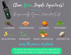 Ingredients and botanicals in Dr. A's Bell's P-X Facial Revive Stick