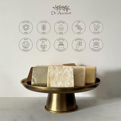 Dr. Ancient soaps packaging and branding