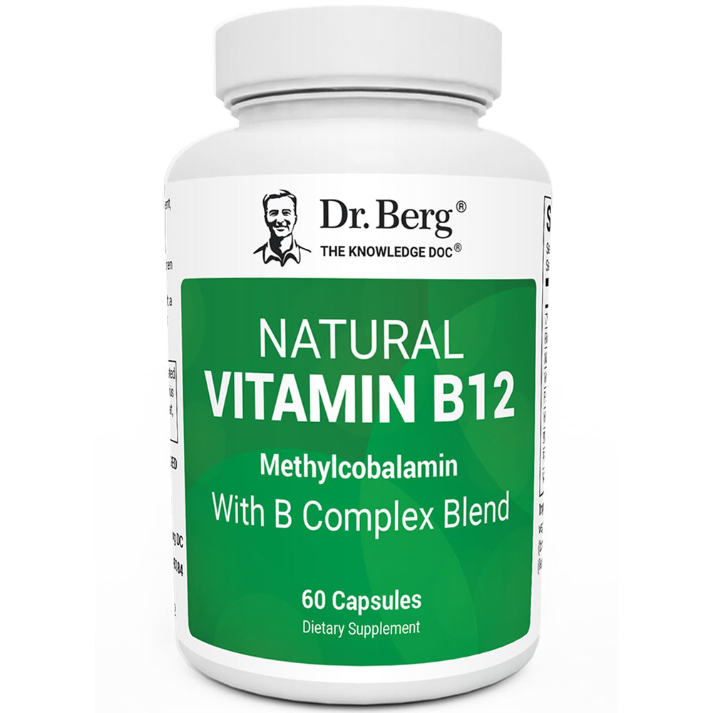 Dr. Berg B12 1000 mcg methylcobalamin 60 capsules hero image