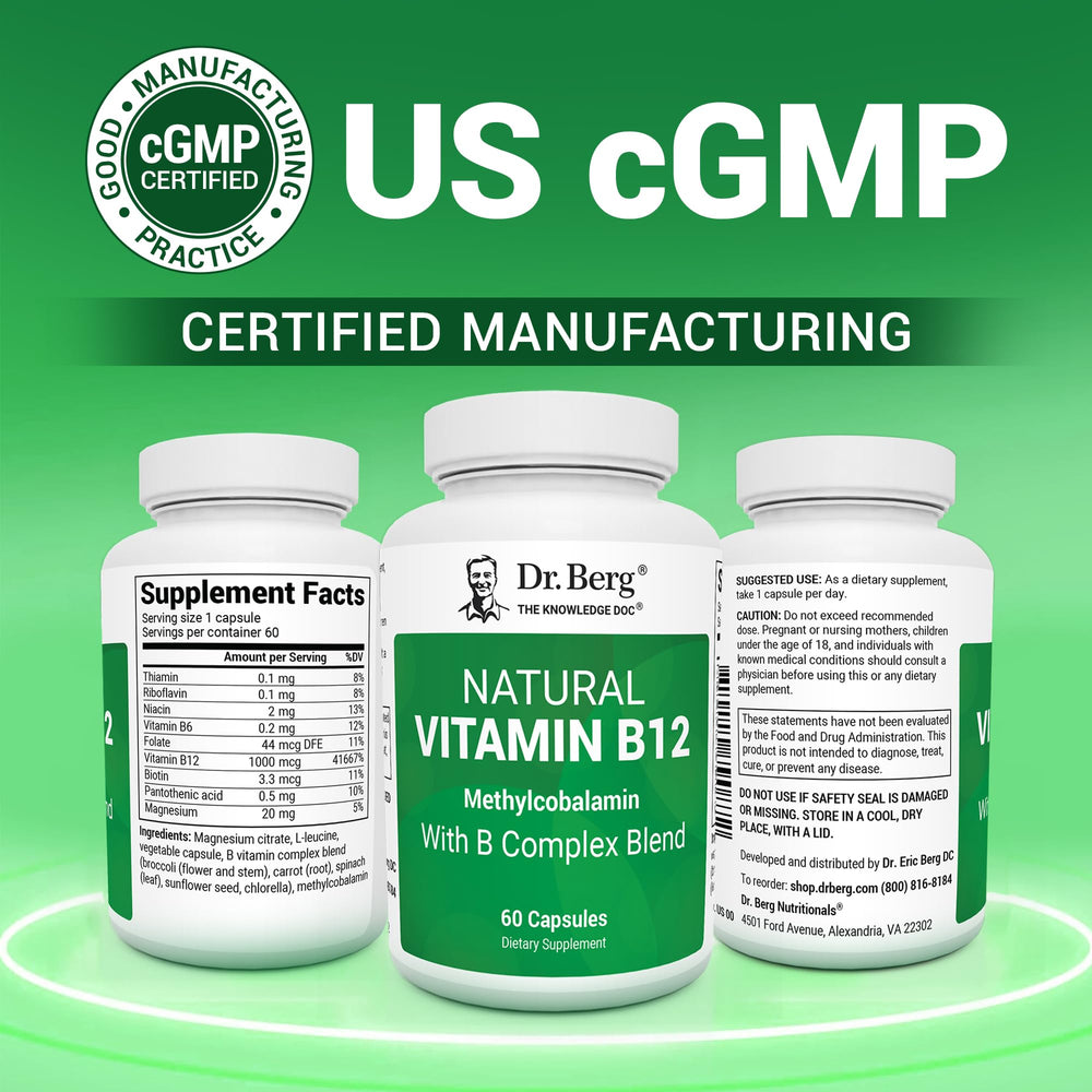 B12 with folate, magnesium and other B vitamins