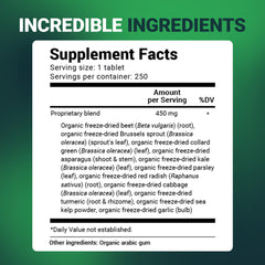 Close-up of the phytonutrient-rich powders in Dr Berg Greens