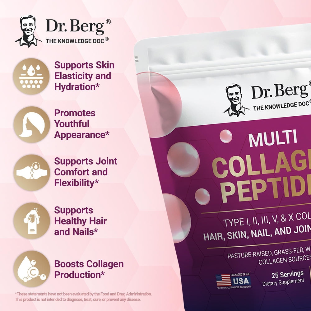 Dr. Berg Multi Collagen Peptides Powder tub