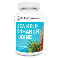 Dr. Berg Sea Kelp Enhanced Iodine bottle front view