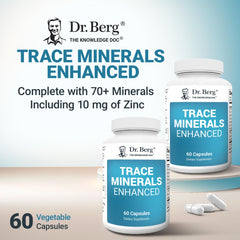 Dr. Berg Trace Minerals Enhanced Complex manufactured in GMP-certified US facilities